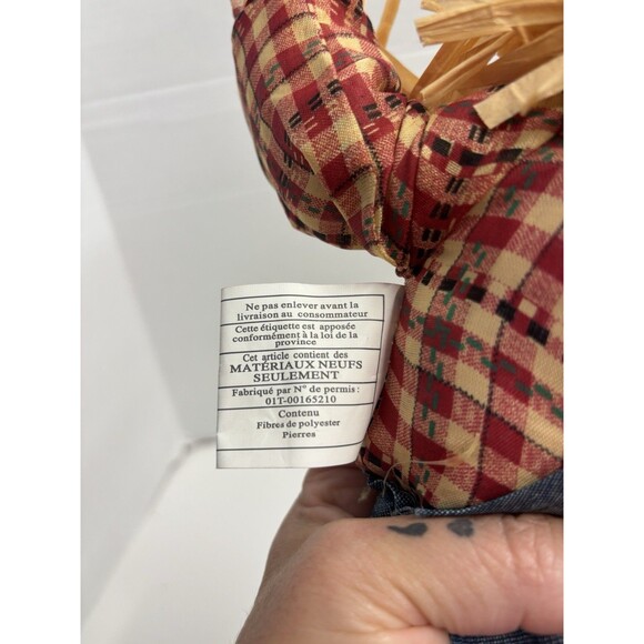 Adorable Scarecrow & Garden Flag Lot Fall Harvest Thanksgiving - Picture 8 of 12